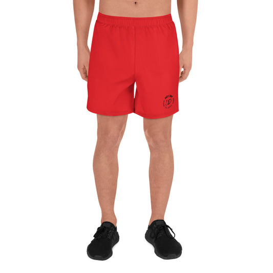 Men's Red Long Shorts