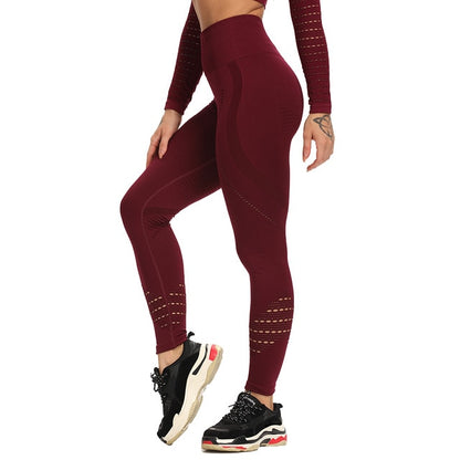 Sizes: S-XL Women's 2 Piece Seamless Yoga Sports Sets, Fitness Leggings Gym Clothing