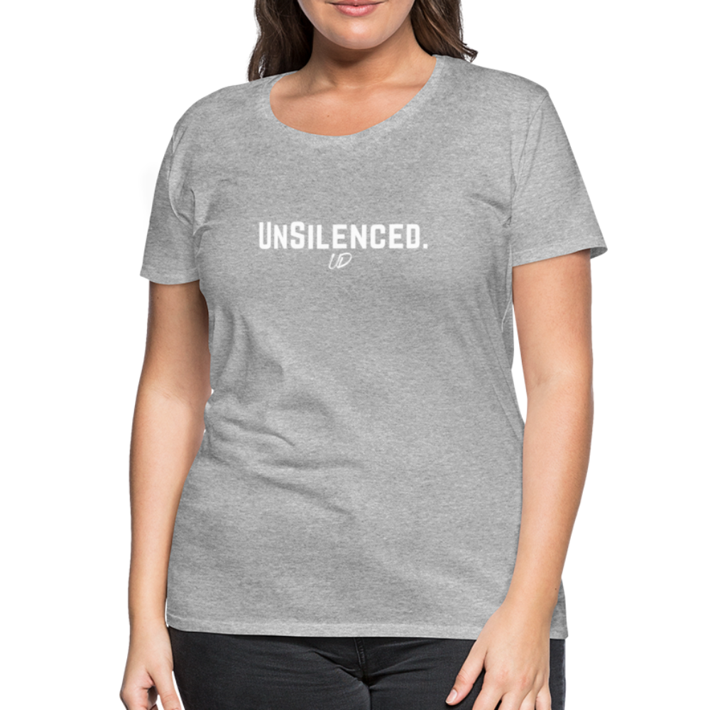 UnSilenced Women’s Premium Tee - heather gray
