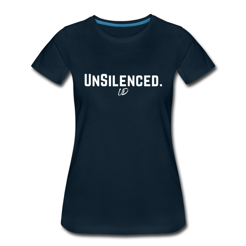 UnSilenced Women’s Premium Tee - deep navy