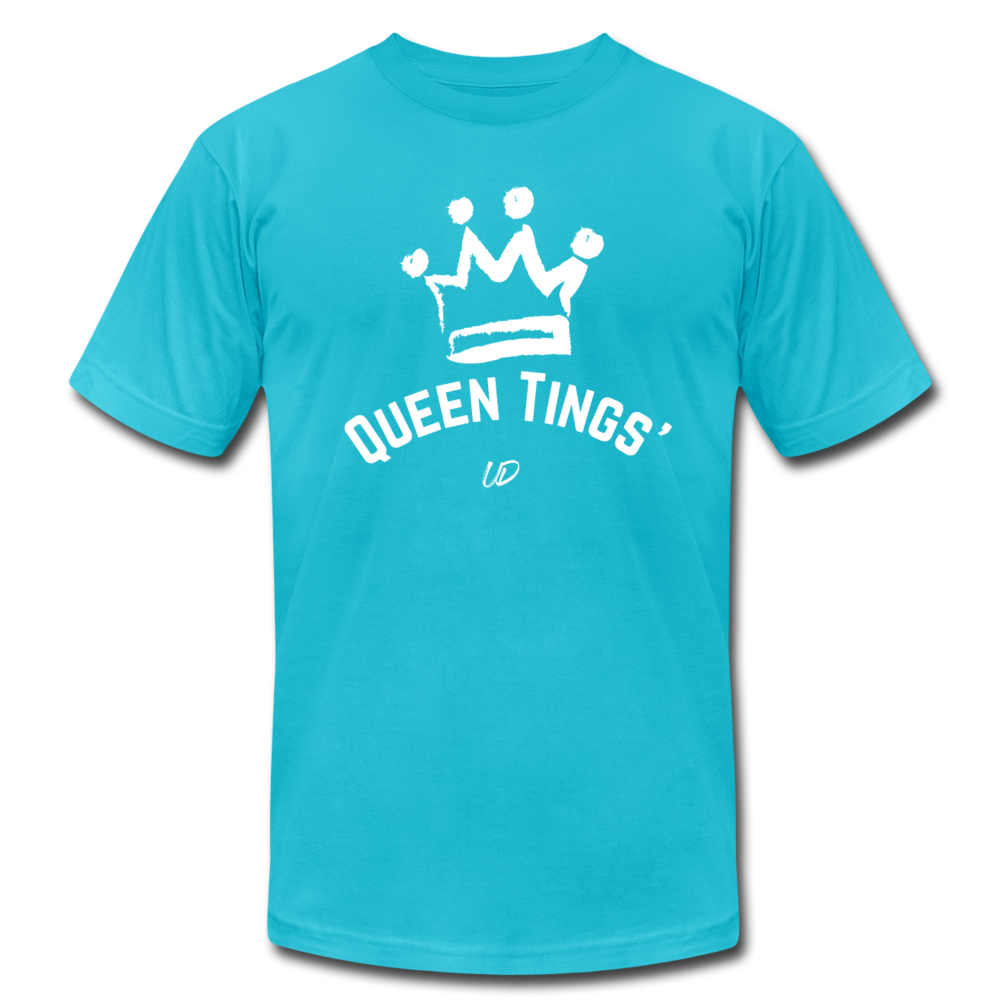 Queen Tings' Premium Fit T-Shirt - turquoise