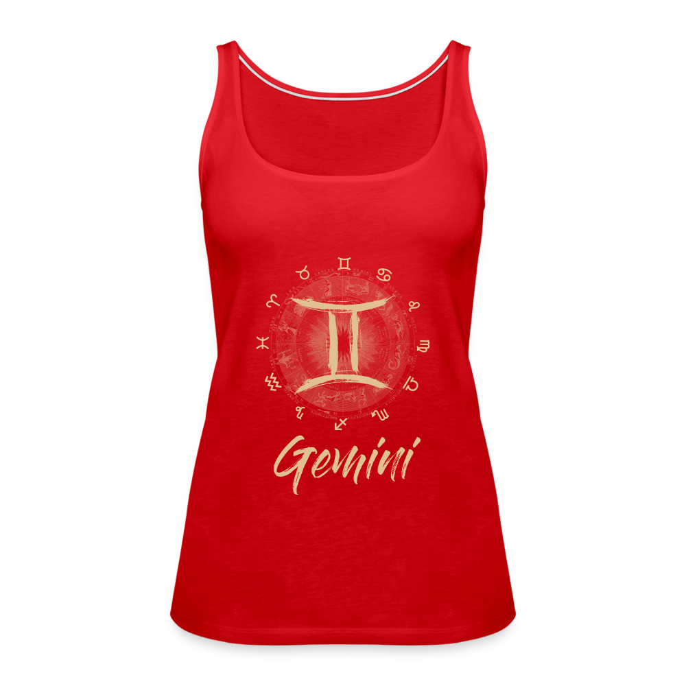 Gemini Season Tank - red