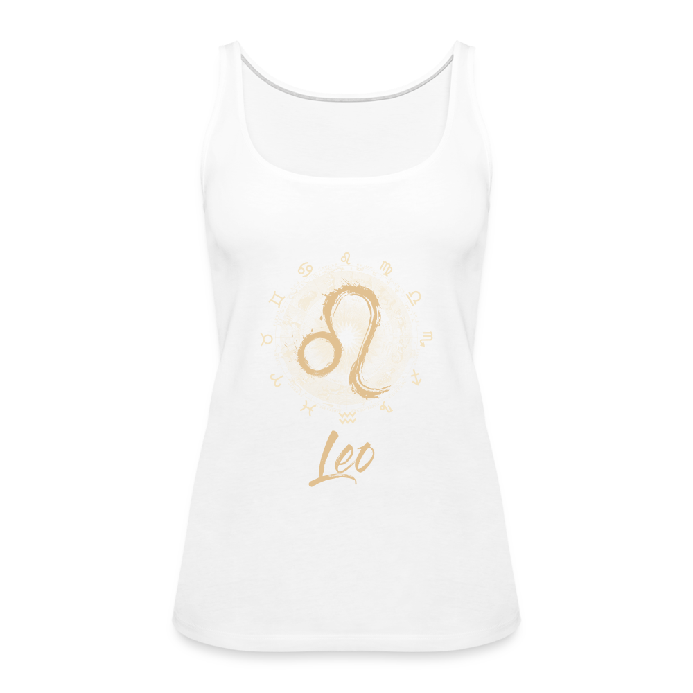 Leo Season Tank - white