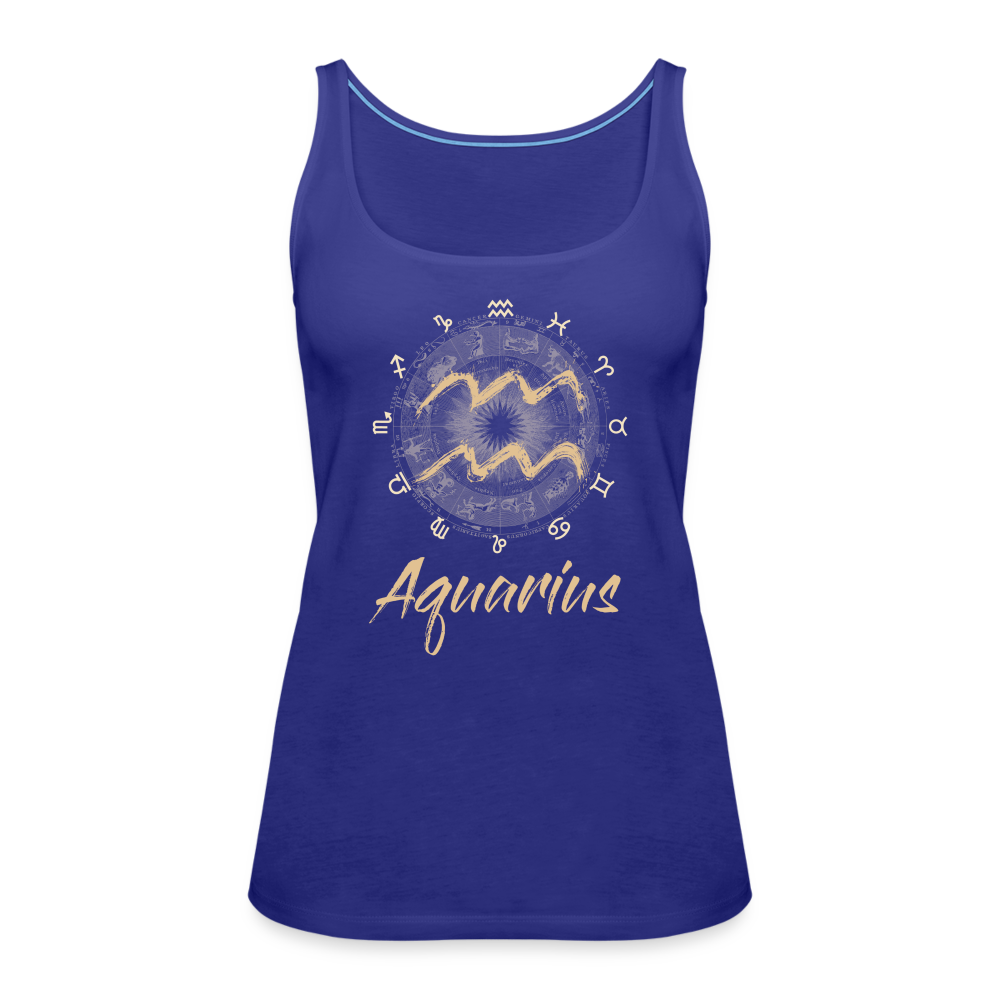 Aquarius Season Tank - royal blue