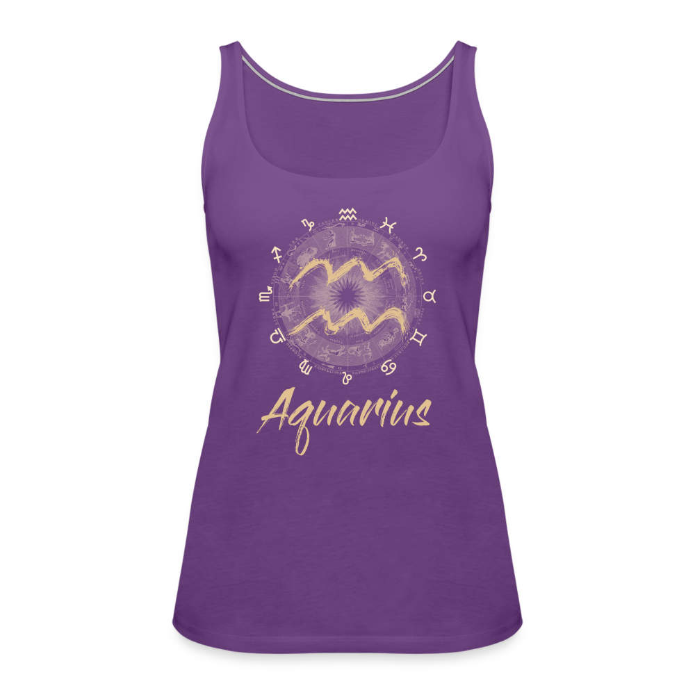 Aquarius Season Tank - purple