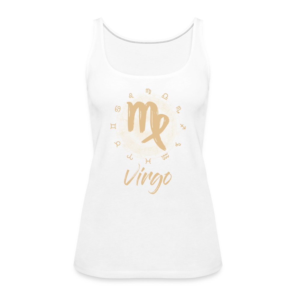 Virgo Season Tank - white