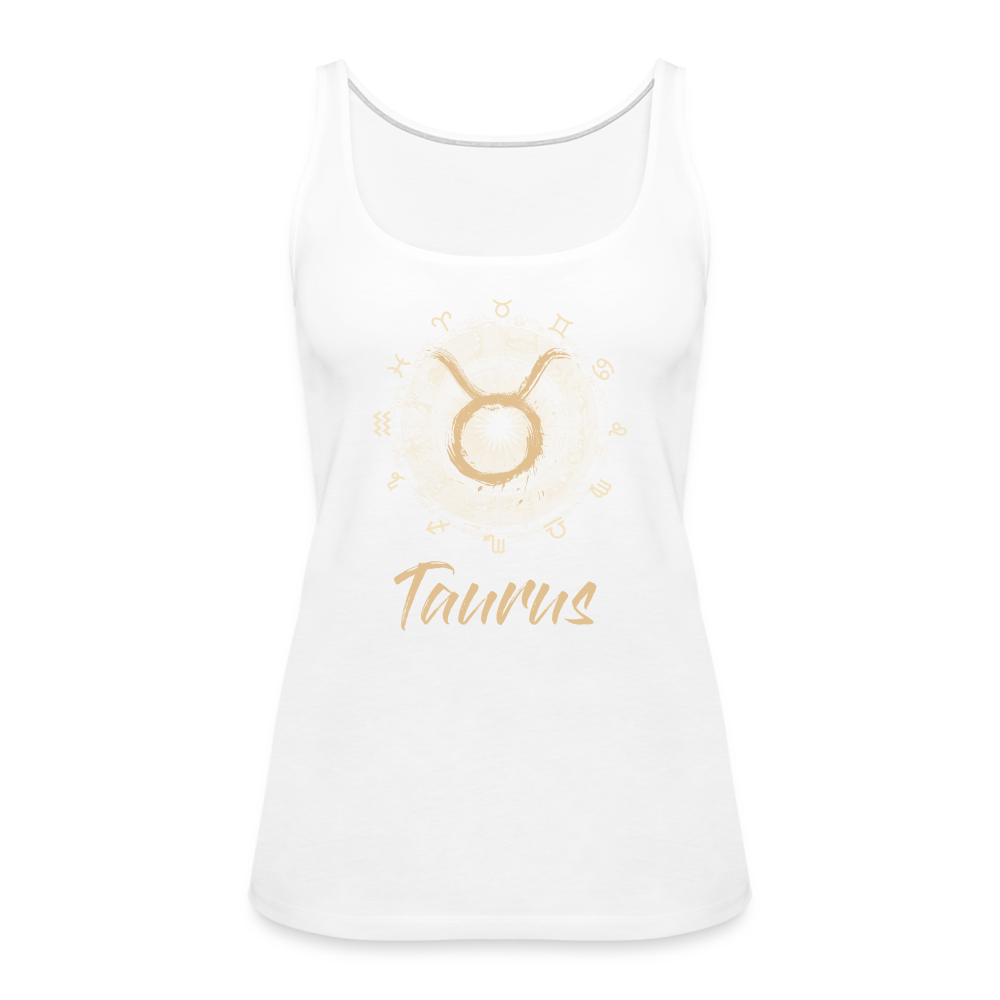 Taurus Season Tank - white