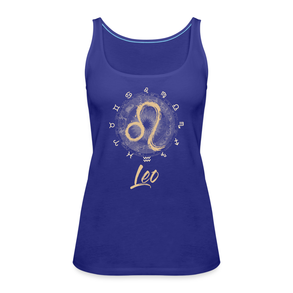 Leo Season Tank - royal blue