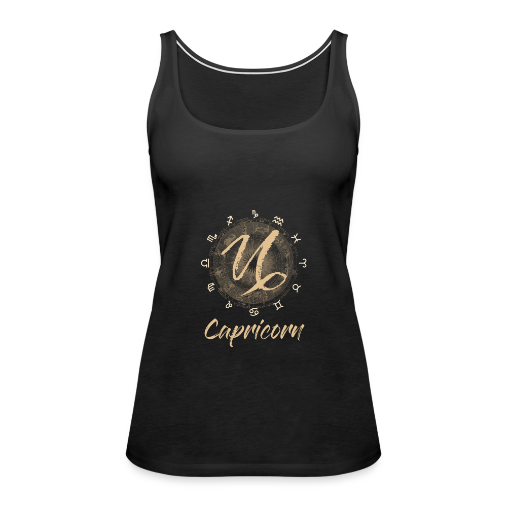 Capricorn Season Tank - black