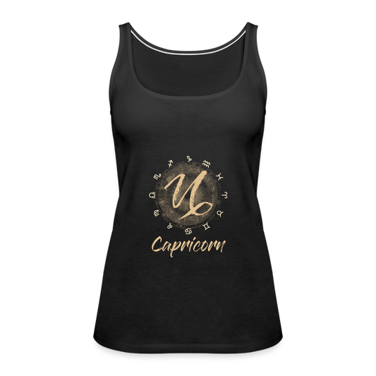 Capricorn Season Tank - black