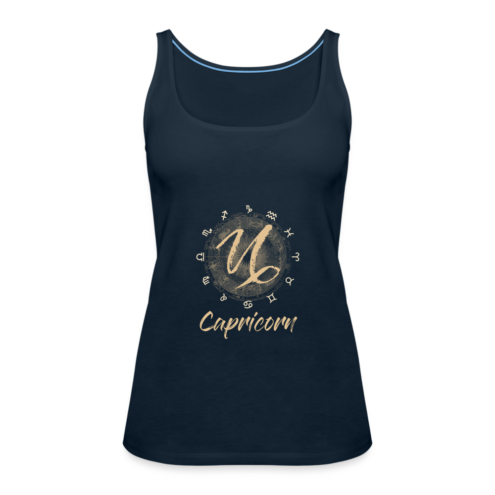 Capricorn Season Tank - deep navy