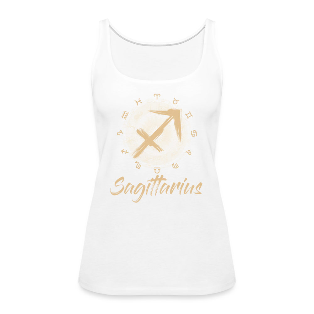 Sagittarius Season Tank - white