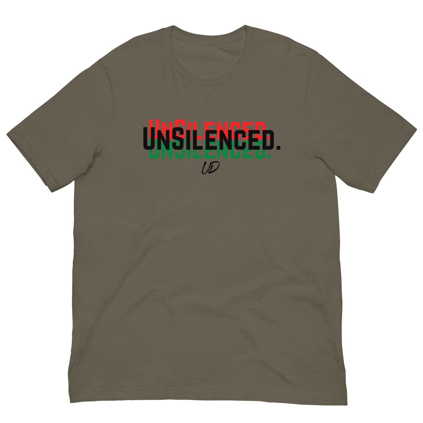 UNSILENCED R/B/G T-SHIRT