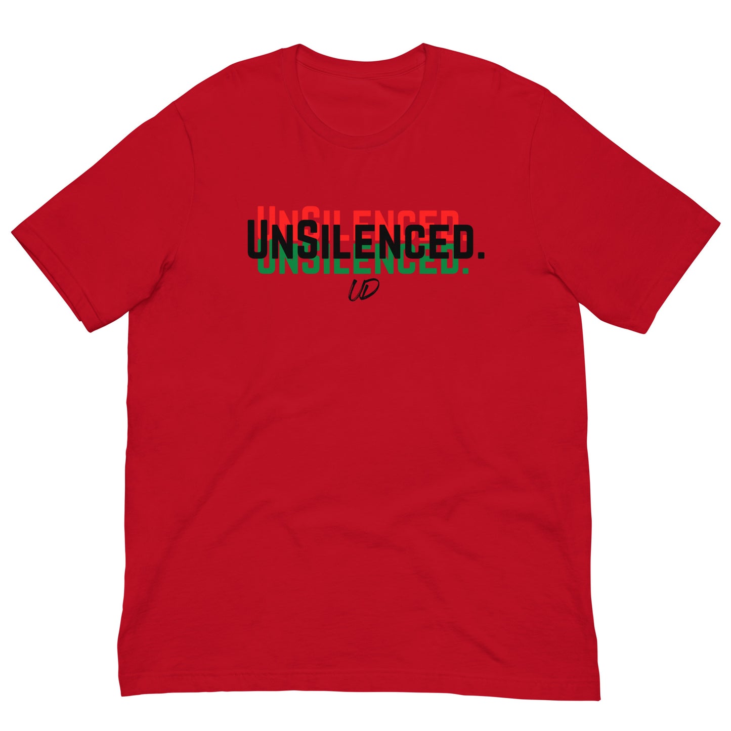 UNSILENCED R/B/G T-SHIRT