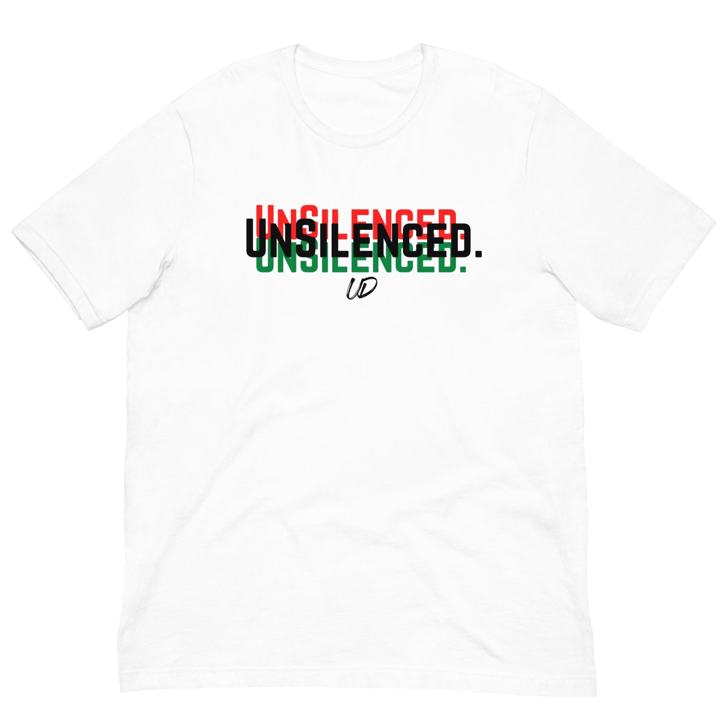 UNSILENCED R/B/G T-SHIRT